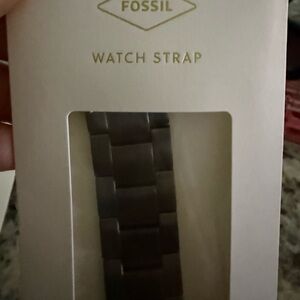 Fossil Dark Gray Watch Strap